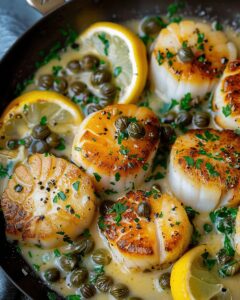 Perfectly Pan-Seared Scallops with Lemon Caper Sauce | Restaurant-Quality Recipe 1