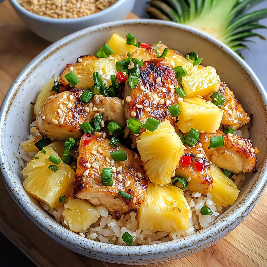 Pineapple Chicken and Rice: A Tropical Sweet & Savory Dinner step 2