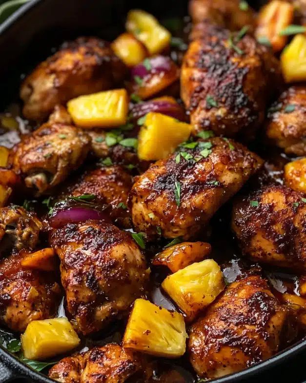 Pineapple Jerk Chicken Bake: The Ultimate Sweet & Spicy Caribbean Feast step 2