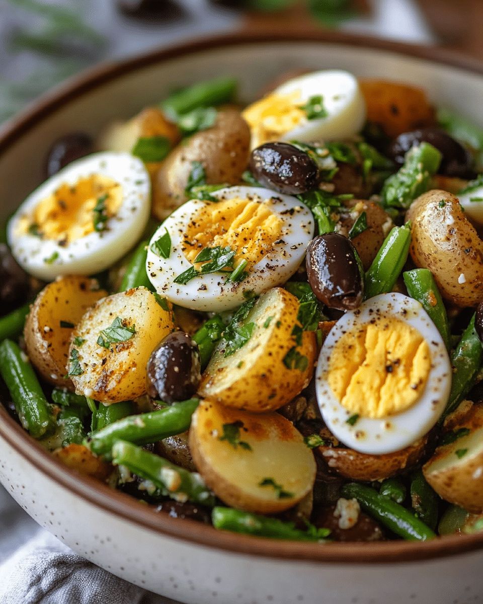 Potato and Green Bean Salad with Hard-Boiled Eggs: A Fresh & Healthy Recipe step 3