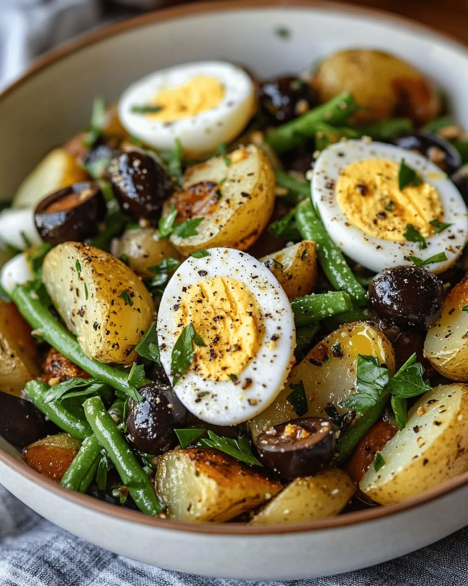 Potato and Green Bean Salad with Hard-Boiled Eggs: A Fresh & Healthy Recipe step 4