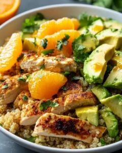 Quinoa Chicken Salad with Avocado and Orange | Easy & Healthy Recipe 1