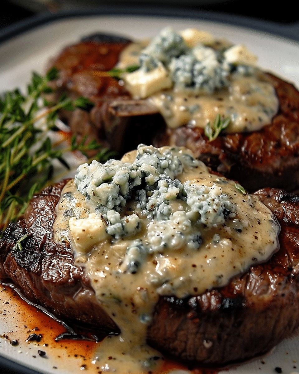 Ribeye Steaks with Blue Cheese Sauce Recipe: The Ultimate Indulgent Dinner step 2
