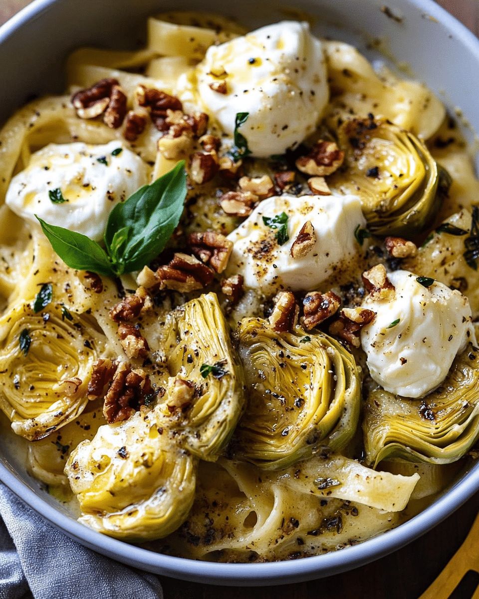 Roasted Artichoke and Burrata Pasta: The Ultimate Creamy Gourmet Recipe step 1