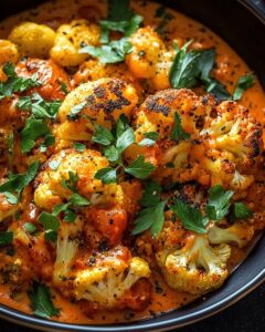 Roasted Cauliflower in Coconut Tomato Sauce with Lentils (Vegan & Gluten-Free) 1