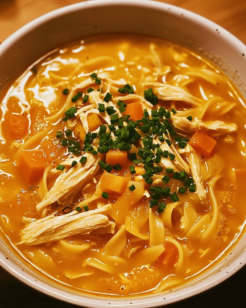 Saffron Chicken Noodle Soup: The Ultimate Gourmet Comfort Food Recipe step 1