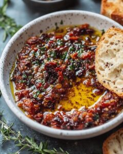 The Ultimate Mediterranean Olive Oil Dip Recipe | 5-Minute Gourmet Bread Dip 1