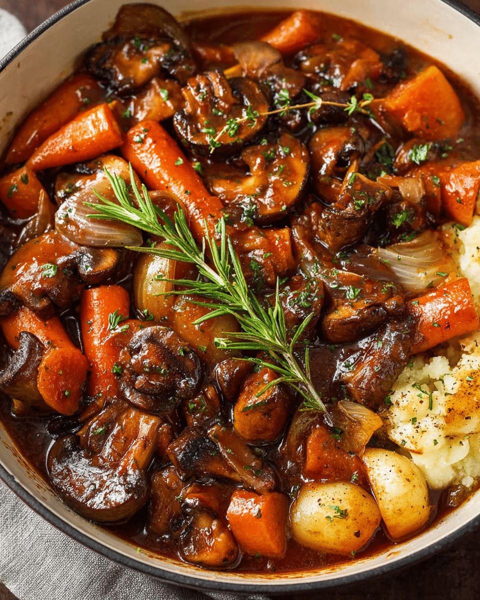 The Ultimate Quick Savory Mushroom & Vegetable Bake | Cook with Feast step 4