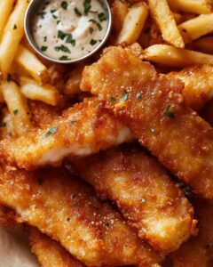 Ultimate Crispy Fish Fillets and Homemade Fries: A 30-Minute Recipe 1
